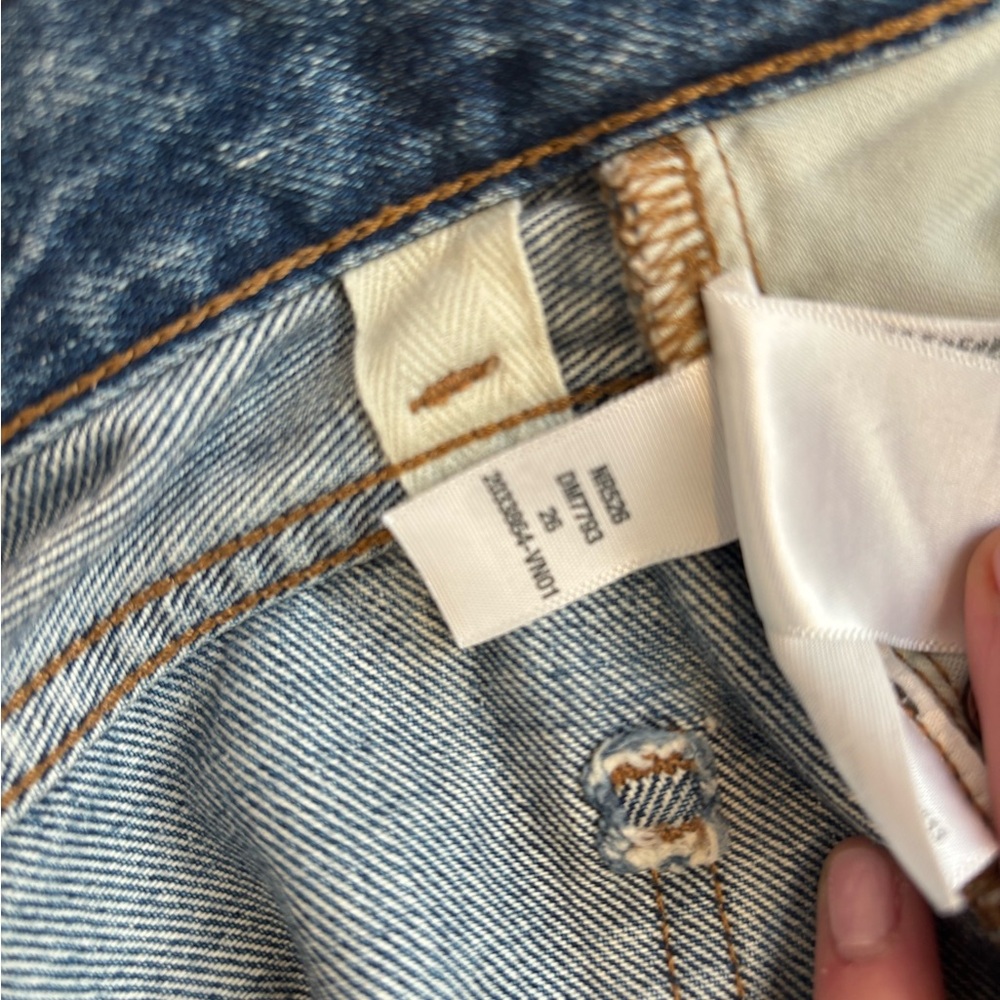 Madewell darted barrel leg jeans 26 denim - Picture 6 of 6